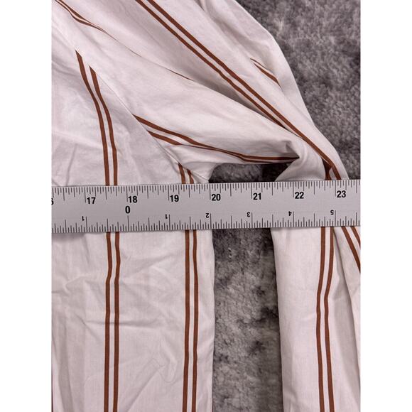 Land Of Distraction Top 8 Womens Angel Striped Smocked Blouse - Picture 4 of 8